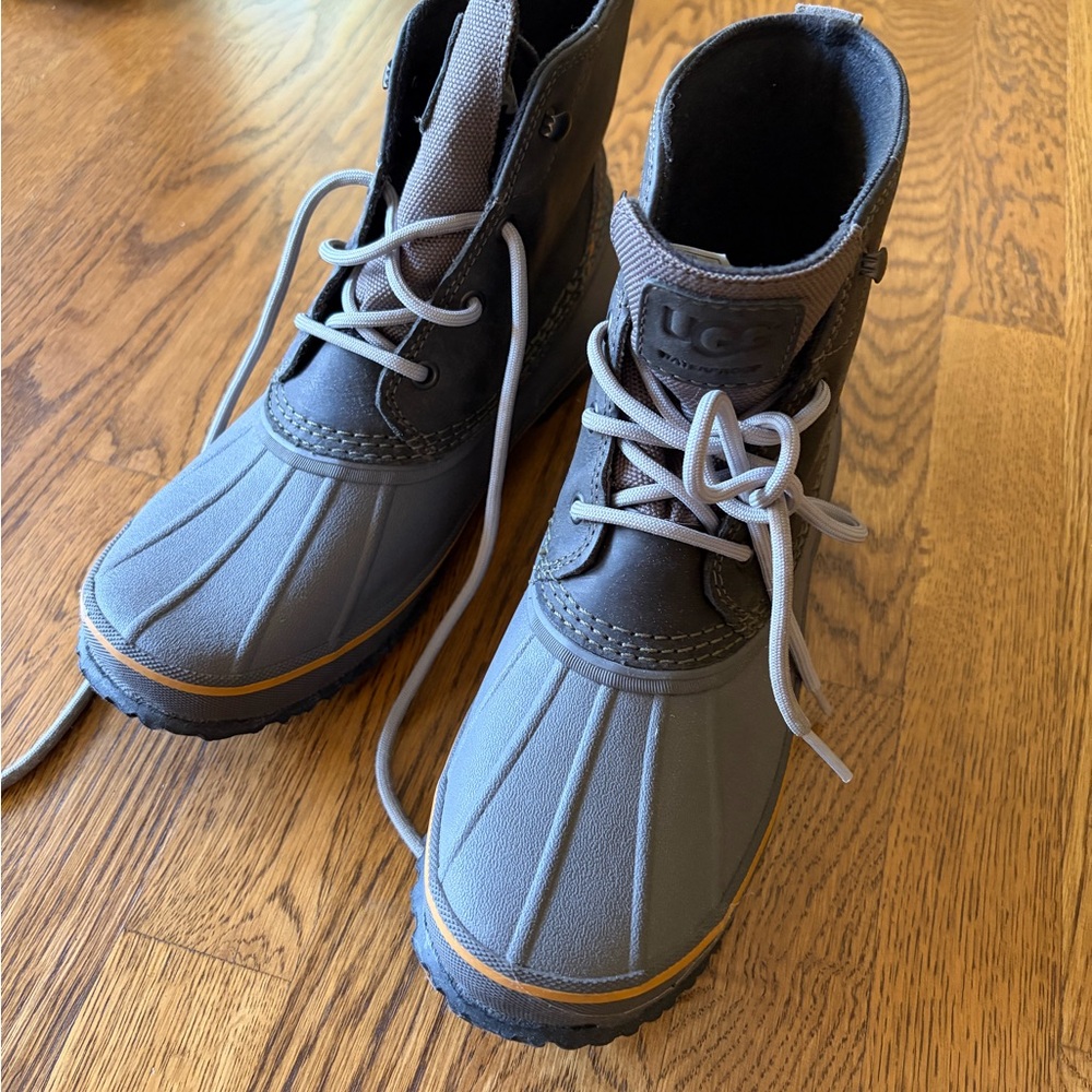 UGG Charcoal and Brown Duck Boots